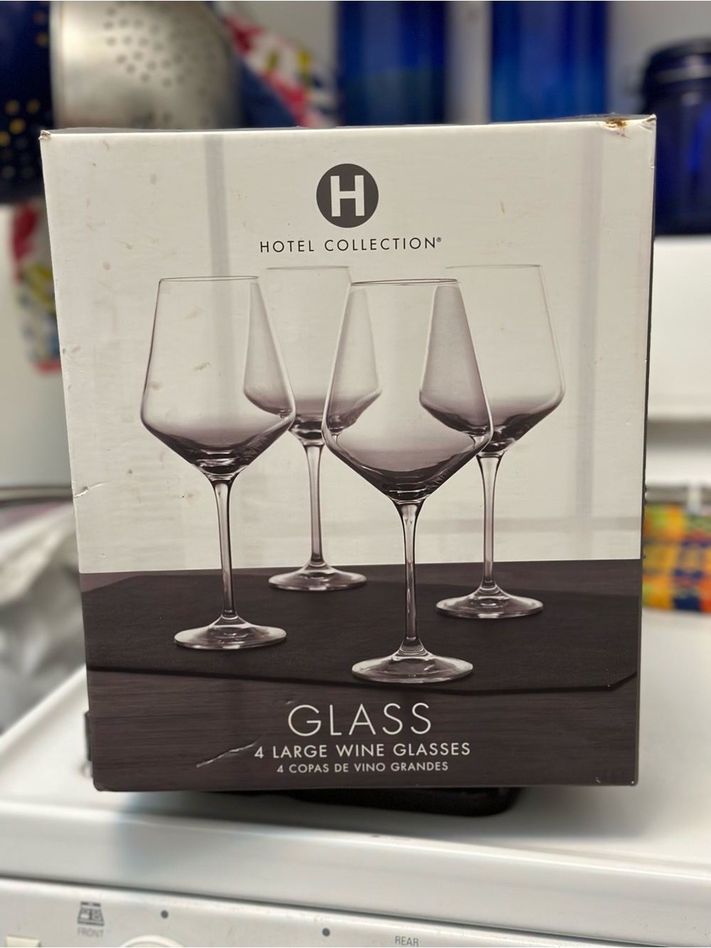 Hotel Collection Clear Large Wine Glasses - Set of 4